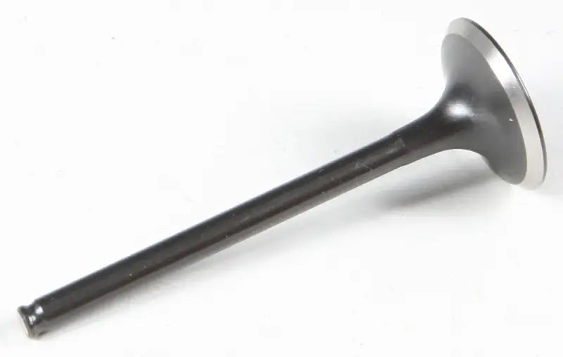 Dark metallic exhaust valve black diamond SS with flat head and slender stem