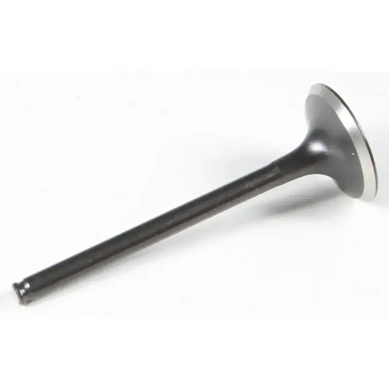 Dark metallic exhaust valve black diamond SS with flat head and slender stem