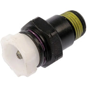 Black and white threaded valve for Dorman transmission oil connectr in Dorman transmission parts