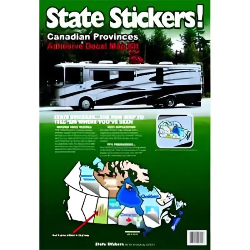 800 Travel Map Sticker