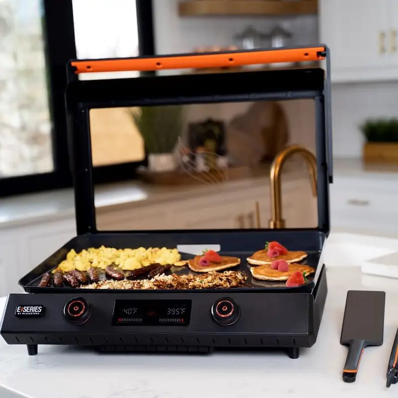 Cook delicious meals effortlessly with the 8001 Blackstone E-Series 22' Electric Tabletop Griddle, perfect for any kitchen.