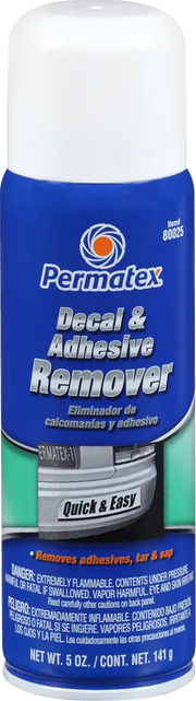 PERMATEX Decal & Adhesive Remover 5oz for Powersports