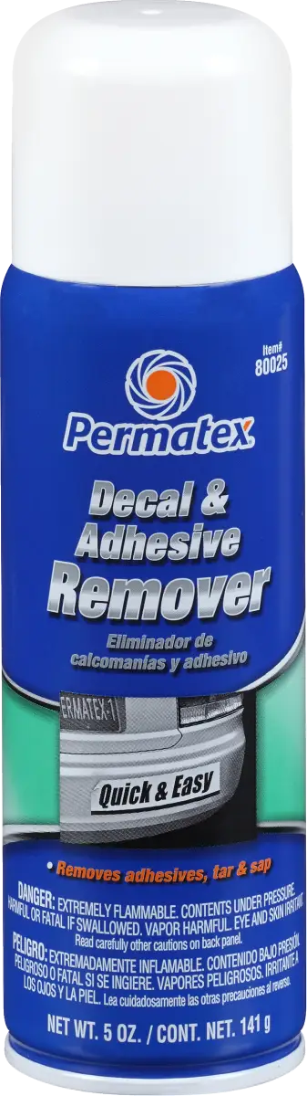 PERMATEX Decal & Adhesive Remover 5oz for Powersports