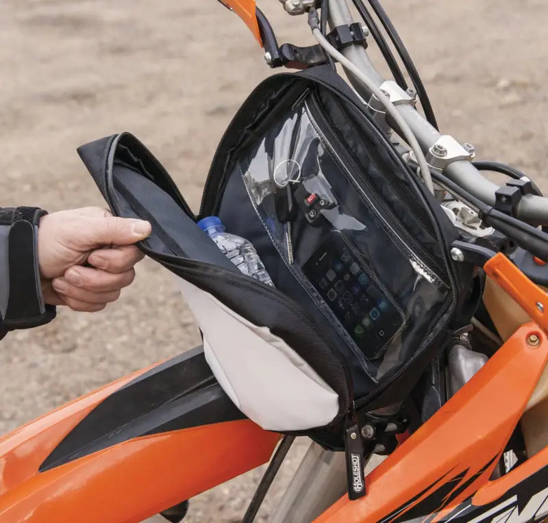 80026660 Front Number Plate Bag Black 