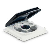 Stylish 801450 Dometic RV Roof Vent Fan Fantastic Vent Model 1450 with 12-inch fan for effective air circulation.