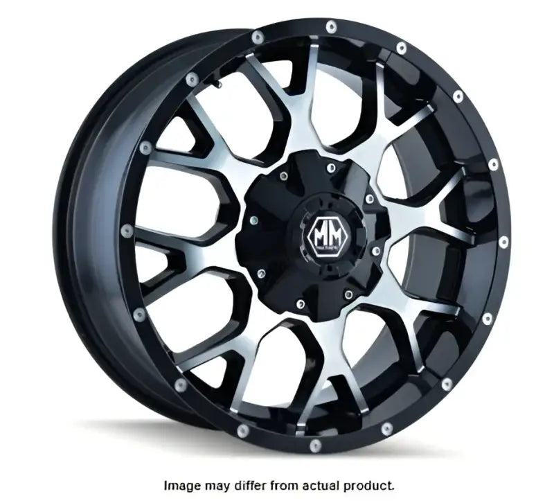 8015-2937B18 Wheel Group Warrior Blk/Machined Face 20, sleek and rugged design, black color, machined face, durable construction, 20-inch size, improved handling, exterior truck accessories, Wheels & Tires, Wheel and Tire Accessories, Wheels, AVADA - Best Sellers, Tires and Wheels Parts for Powersports
