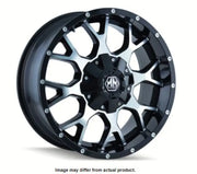 8015-8937B Wheel Group Warrior (8015) Blk/Machined Face 18-inch wheel, RV, Automotive, Powersports, off-road, marine, exterior, truck accessories, interior, truck bed, rv parts, Wheels & Tires, Wheel and Tire Accessories, Wheels, AVADA - Best Sellers, Tires and Wheels Parts for Powersports