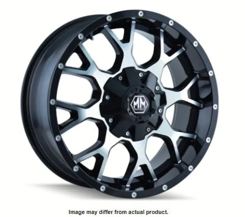 8015-8937B Wheel Group Warrior (8015) Blk/Machined Face 18-inch wheel, RV, Automotive, Powersports, off-road, marine, exterior, truck accessories, interior, truck bed, rv parts, Wheels & Tires, Wheel and Tire Accessories, Wheels, AVADA - Best Sellers, Tires and Wheels Parts for Powersports