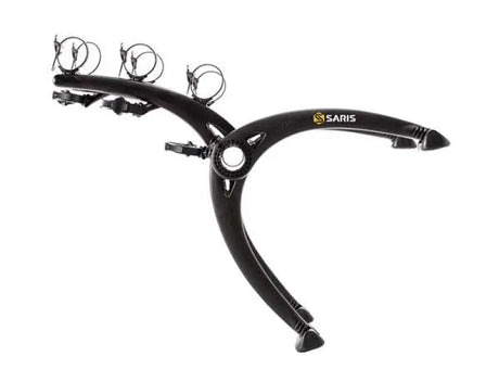 Black Saris bike rack on the 801BL Saris Cyclin Bones for easy bike transport