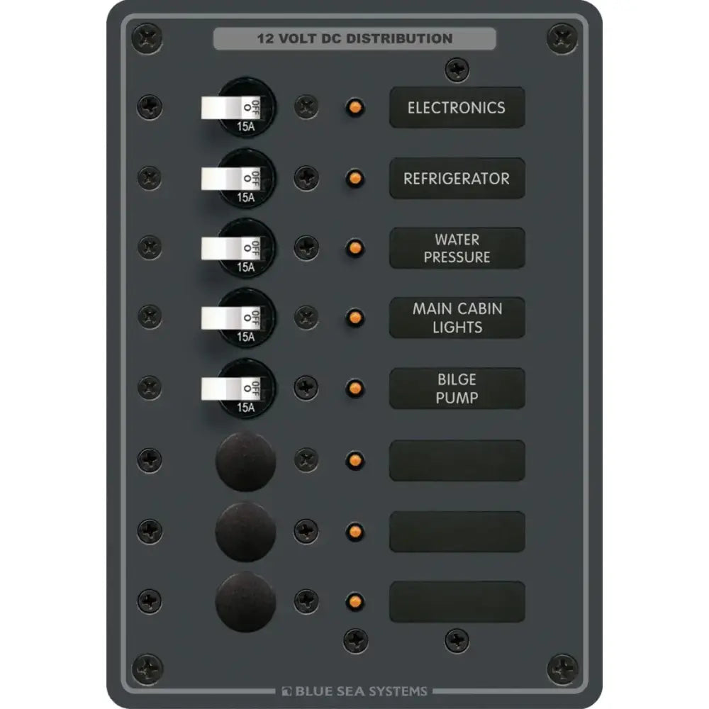 8023-BSS Blue Sea Panel Dc 8Pos
