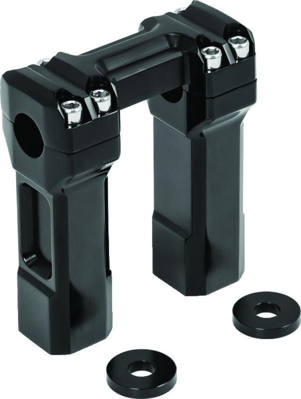 Kuryakyn 6132 Kuryakyn 5inch Billet Handlebar Risers Black - 6132
