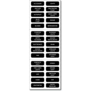 8030-BSS Blue Sea Label Kit Dc Panel Basic