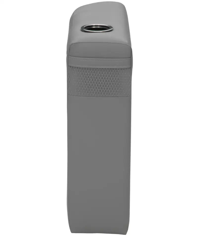 Gray padded console with cupholder from Taylor Made RGT RTM Arm Charcoal boat accessory