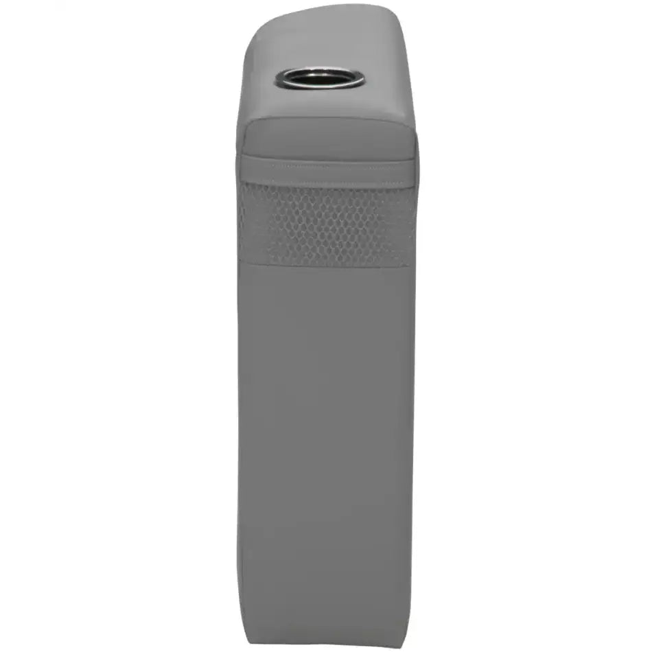 Gray padded console with cupholder from Taylor Made RGT RTM Arm Charcoal boat accessory