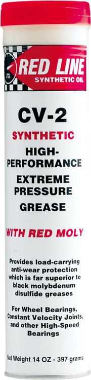 RED LINE Cv 2 Grease W/Moly 14oz Tube