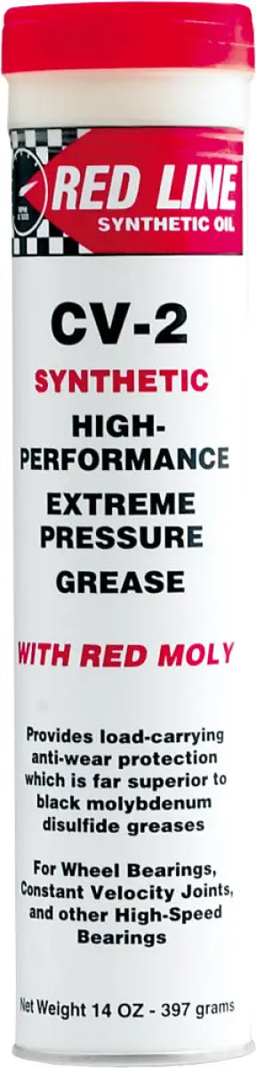 RED LINE Cv 2 Grease W/Moly 14oz Tube