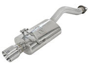aFe 49-36610 aFe Takeda Exhaust 2.5in Dia 304SS Axle-Back w/Polished Tip 06-11 Honda Civic EX Sedan L4 1.8L
