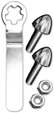 80733 Cruiser License Plate Mounting Hardware Stainless Steel
