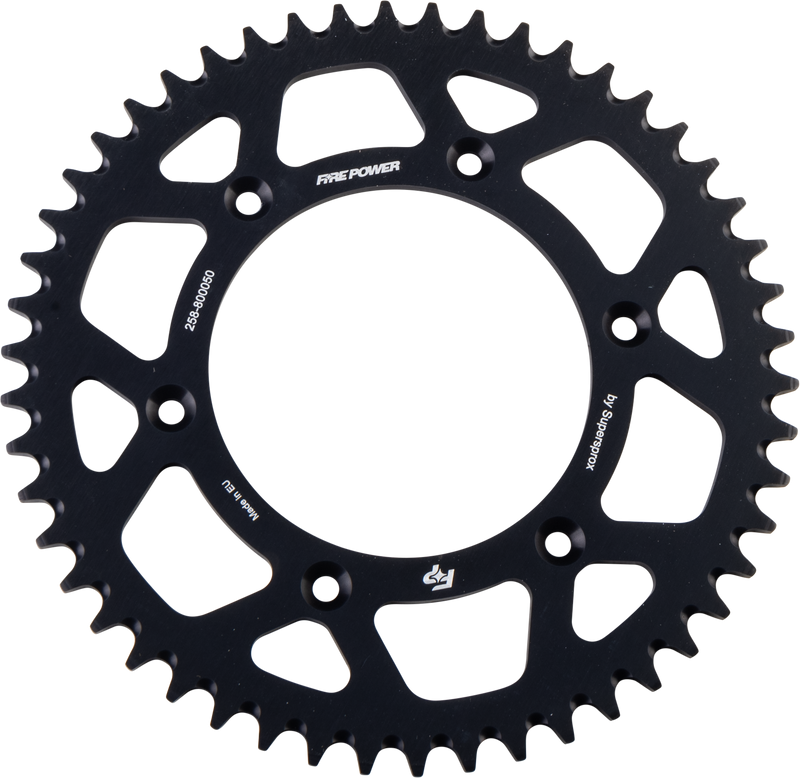 FPA-8000-50-BLK Fire Power Rear Sprocket Aluminum 50T Blk