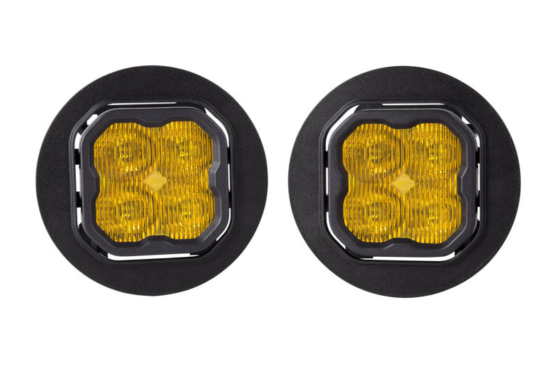 Diode Dynamics SS3 Type OB LED Fog Light Kit Sport - Yellow SAE Fog - DD6637