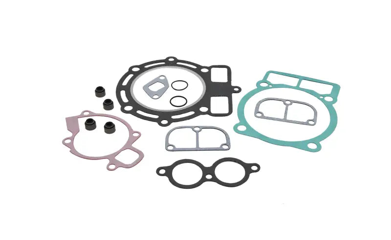 Various engine gaskets and seals from 8100032 Top End Gasket Set, perfect end gasket set