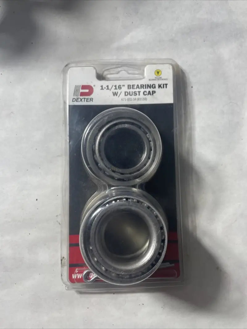 Dexter 1-1/16’’ bearing kit with dust cap.