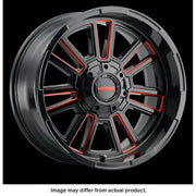 8115-2170BTR Wheel Group Mayhem Apollo 8115 Gloss Black/Pris, high-quality construction, gloss black finish with pris accents, enhances vehicle appearance, durable and long-lasting, ideal for RV, automotive, powersports, off-road, marine, exterior, truck accessories, interior, truck bed, rv parts, Wheels & Tires, Wheel and Tire Accessories, Wheels, AVADA - Best Sellers, Tires and Wheels Parts for Powersports
