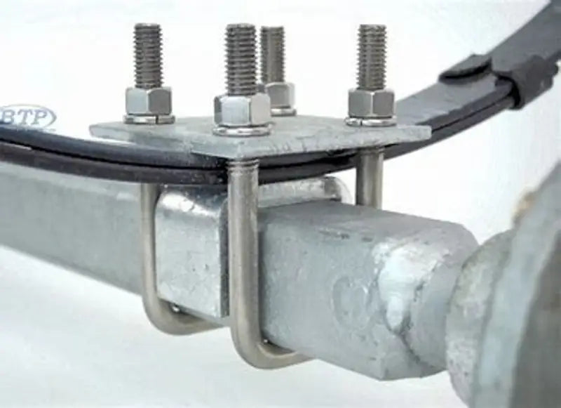 81180 Dexter Marine Axle Tie Plate Kit For 2-3/8’ Di - Trailer Leaf Spring