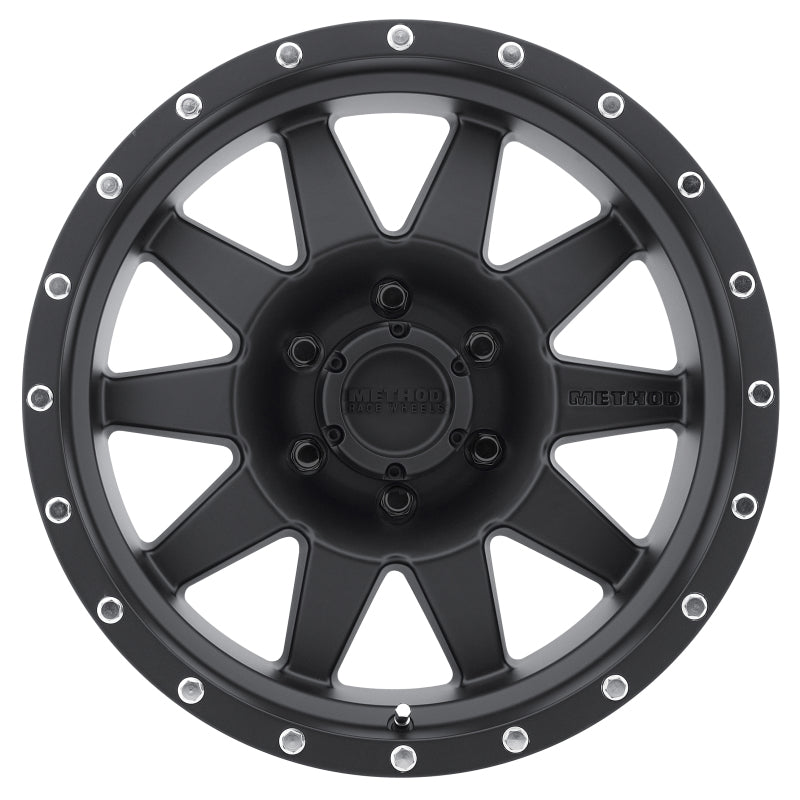 Method Wheels MR30167060500 Method MR301 The Standard 16x7 0mm Offset 6x5.5 108mm CB Matte Black Wheel