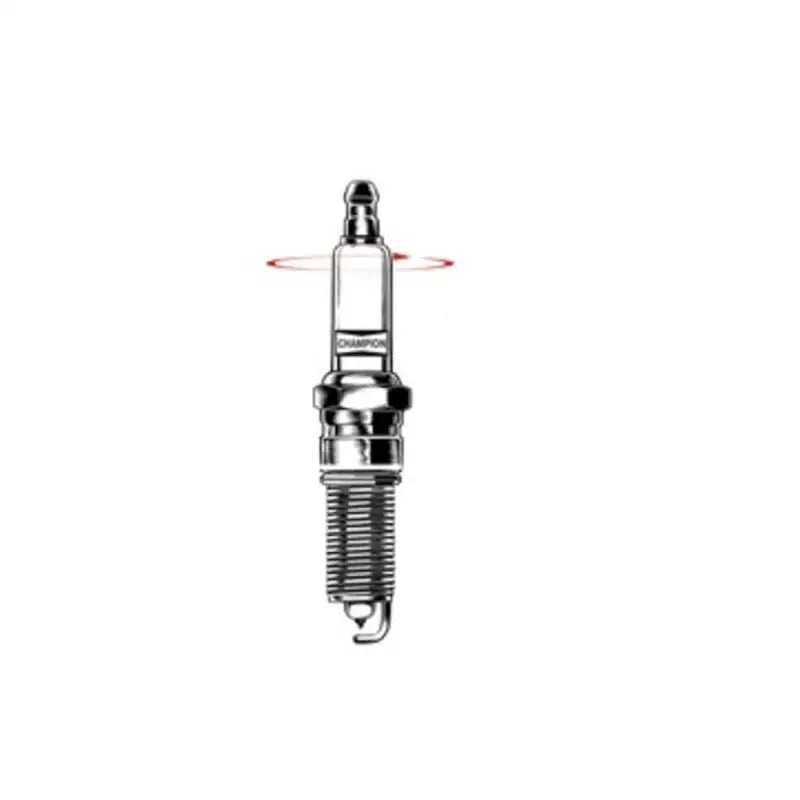 Spark plug with curved electrode for small engine from Champion Copper Plus 814-1