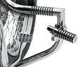 815 Lindby Clamp-On Pegs Chr W/ 3 Wide O-Rings - Foot Controls
