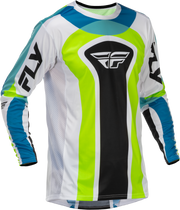 Lite Le Current Jersey White/Lime/Blue Md