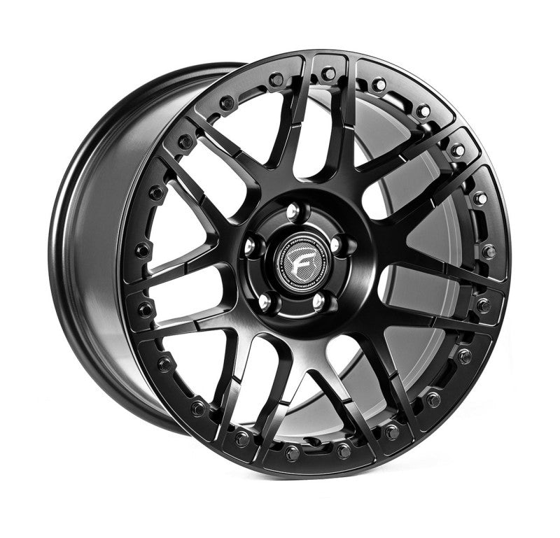 Forgestar F28270071P06 Forgestar F14 Beadlock 17x10 / 5x115 BP / ET06 / 5.75in BS Satin Black Wheel - F28270071P06