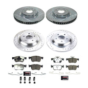 PowerStop K8644-36 Power Stop 21-22 Ford Bronco Sport Front & Rear Z36 Truck & Tow Brake Kit
