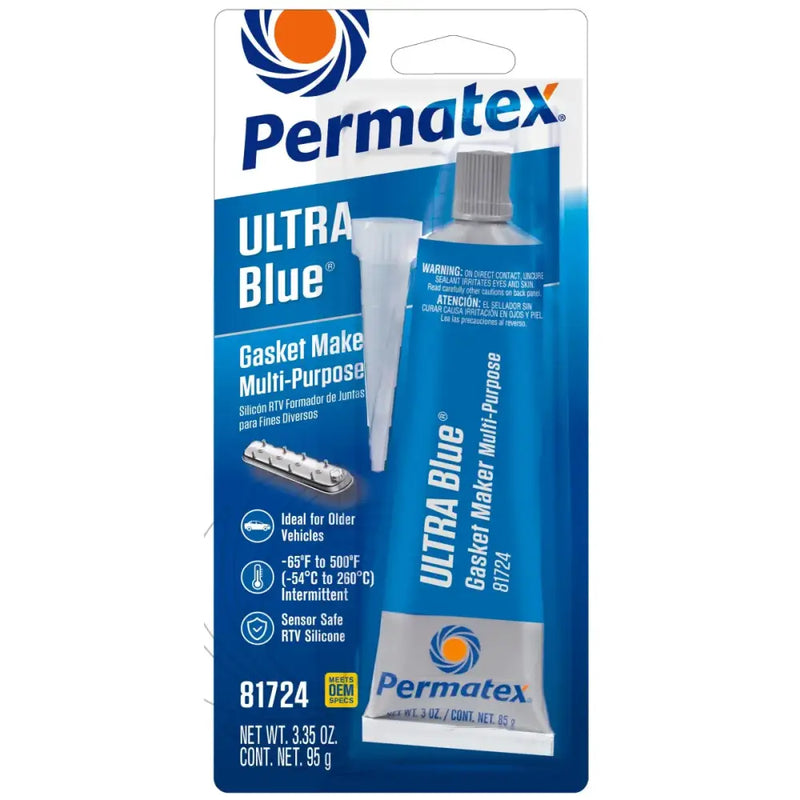 PERMATEX Ultra Blue Rtv Silicone 3.5oz 12/Case