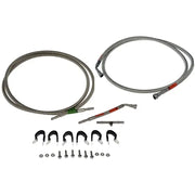 Braided stainless steel fuel line kit for Dorman braided fuel line appliance