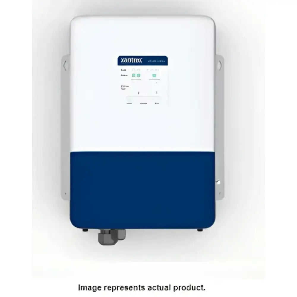 White and blue Xantrex LLC Xplore inverter on 819-0120-12 Charger