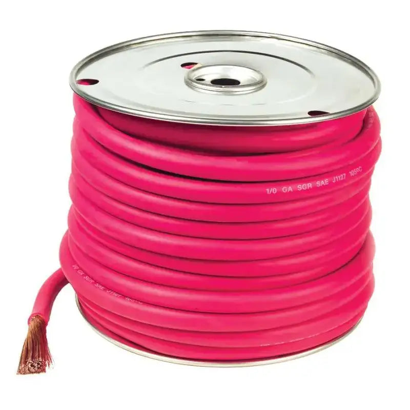 GROTE 82-6717 Battery Cable 4 Ga 25' Red