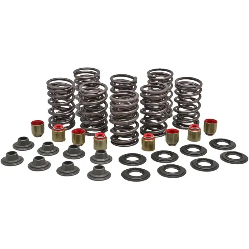 Automotive racing valve spring kit with valve spring and seal for high-performance racing valve