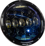820-0361 Led Headlight 7’’ 130w White Angel Eyes - LED