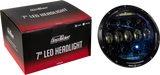 820-0361 Led Headlight 7’’ 130w White Angel Eyes - LED