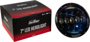 820-0361 Led Headlight 7’’ 130w White Angel Eyes - LED