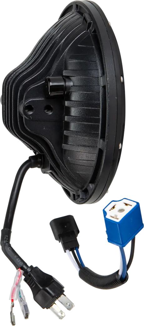 820-0361 Led Headlight 7’’ 130w White Angel Eyes - LED