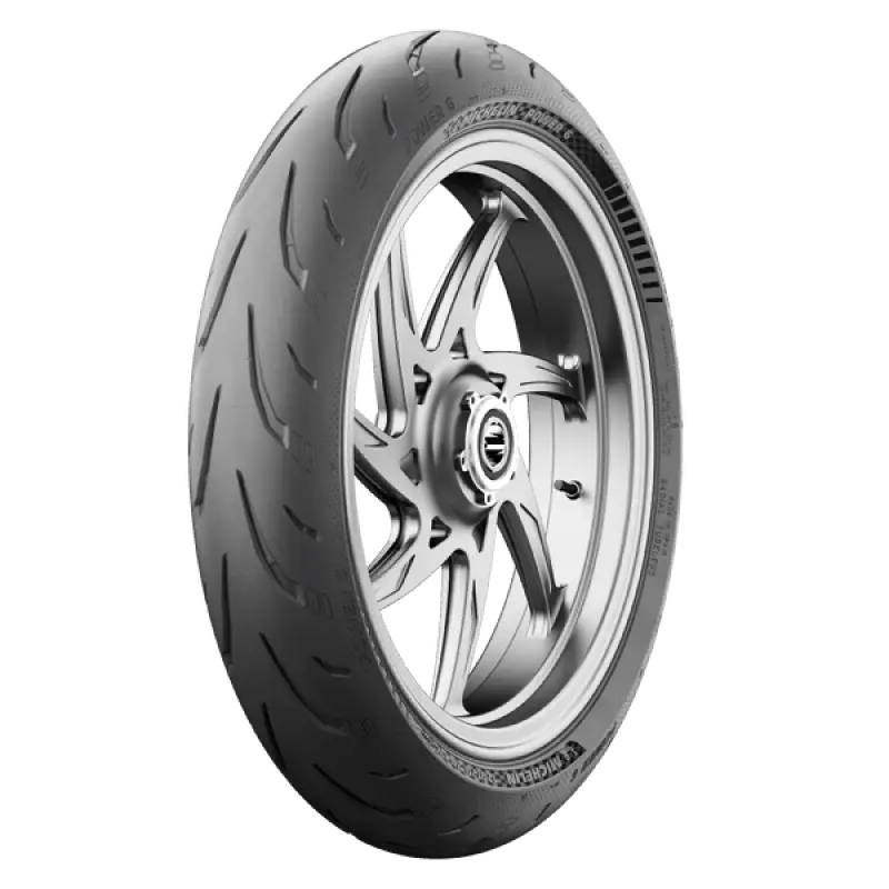 82063 Michelin Tire Power 6 Front 120/70Zr17 (58W) Radial Tl - RV and Auto Parts