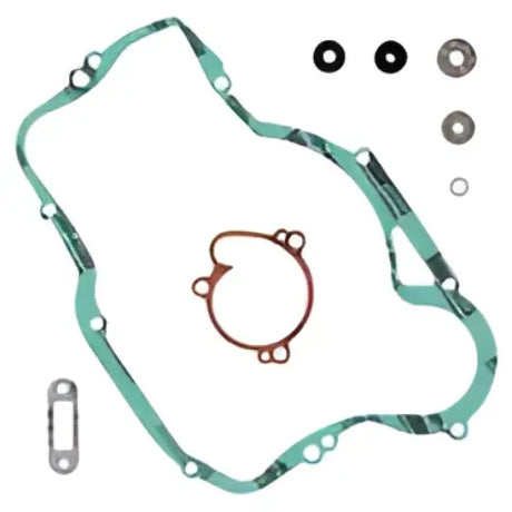 Motorcycle engine gasket kit for water pump rebuild and pump rebuild kit replacement