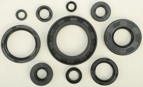 Black rubber oil seal set from 822122 oil seal kit for sealing applications