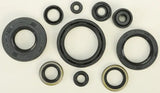 Black rubber oil seal set with various sizes for engine repair and seal kit needs