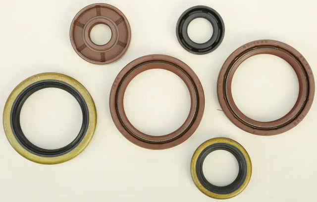 Oil seal set with various sizes and materials for reliable sealing solutions