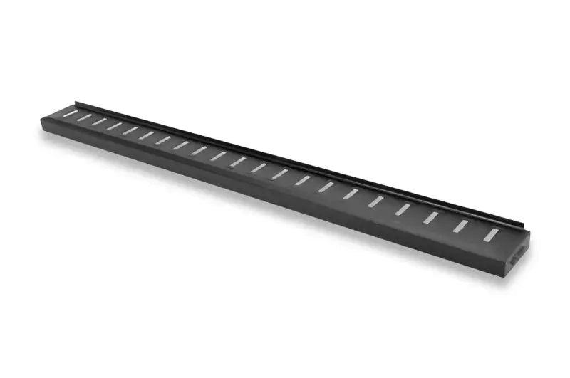 Black cable management tray with ventilation slots for Romik USA Rof-T Runningboard