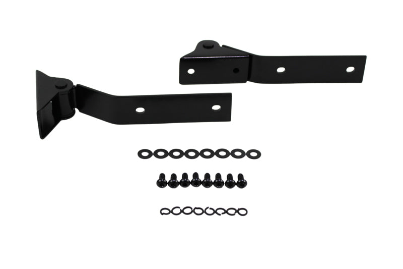 Kentrol 50442 Kentrol 87-95 Jeep Wrangler YJ Tailgate Hinge Pair - Powdercoat Black